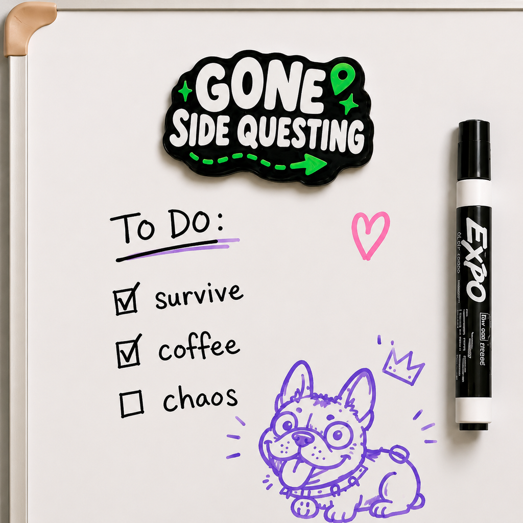 Gone Side Questing Magnet or Keychain
