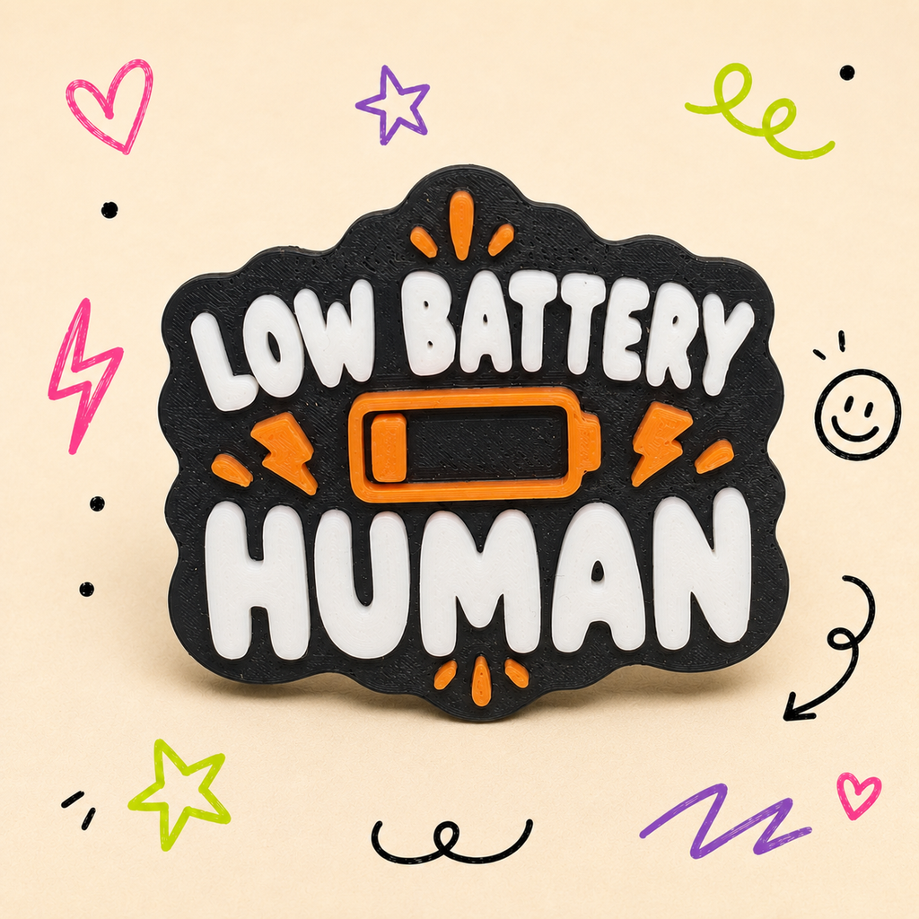 Low battery Human