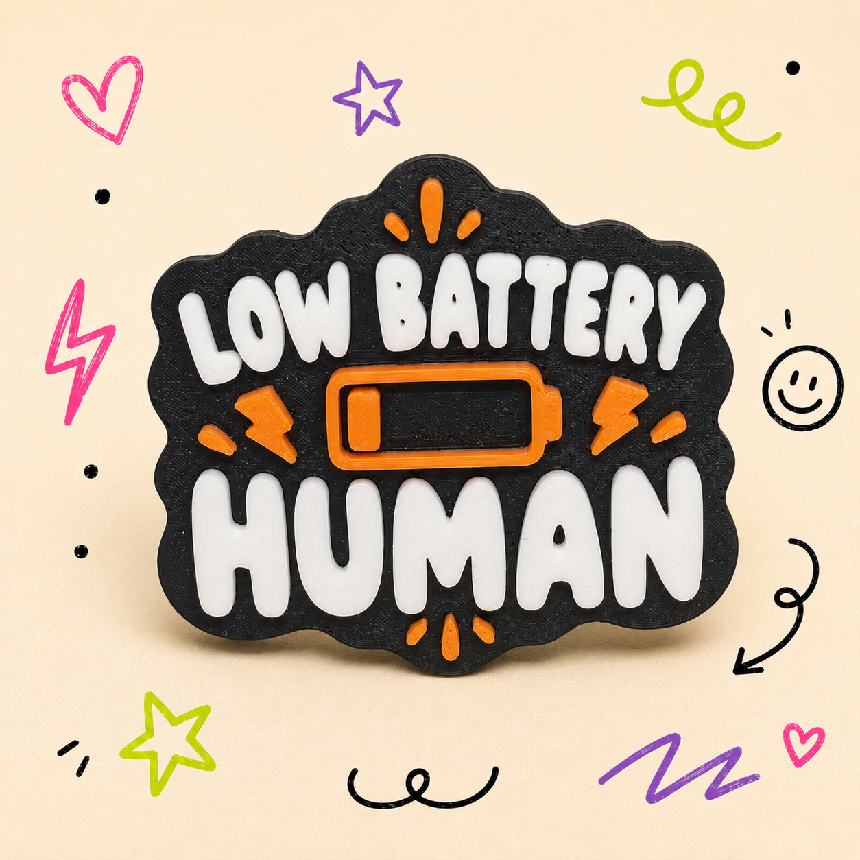 Low battery Human