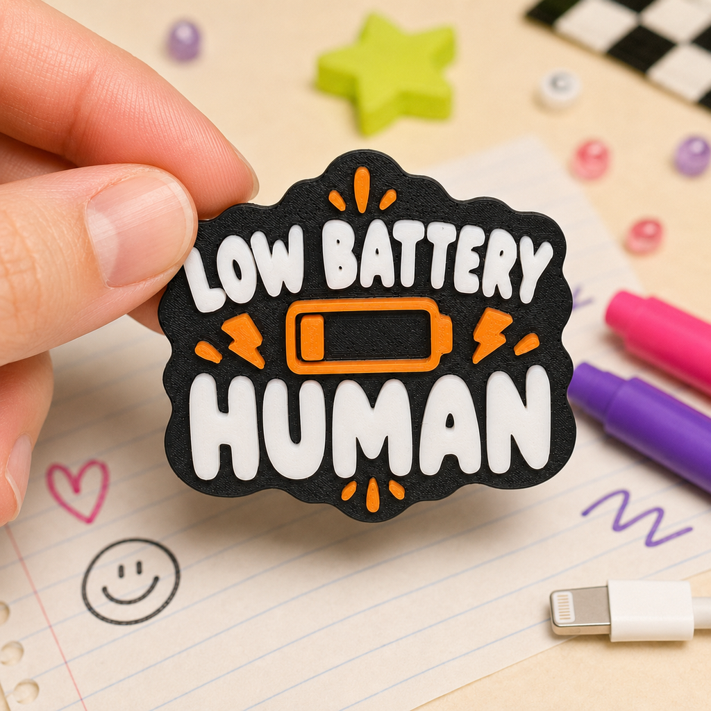 Low battery Human