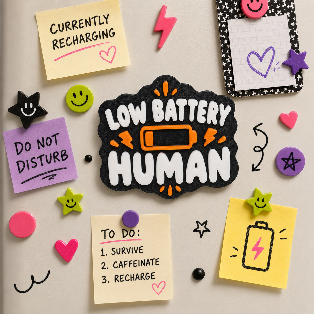 Low battery Human