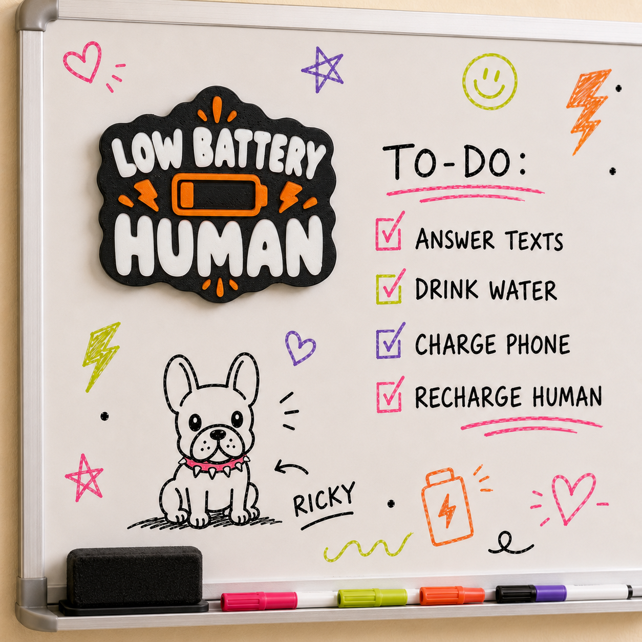 Low battery Human