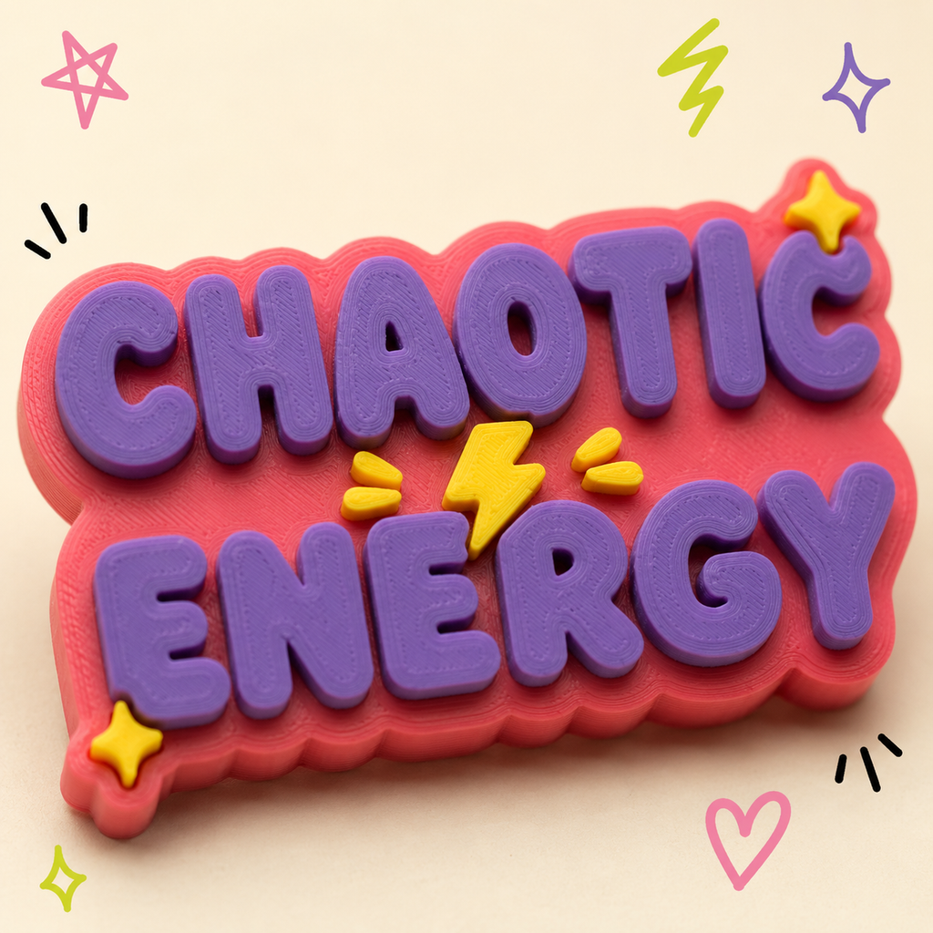 Chaotic Energy Magnet or Keychain