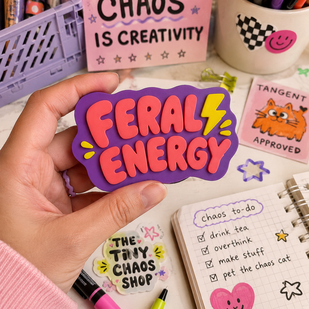 Feral Energy Magnet or Keychain