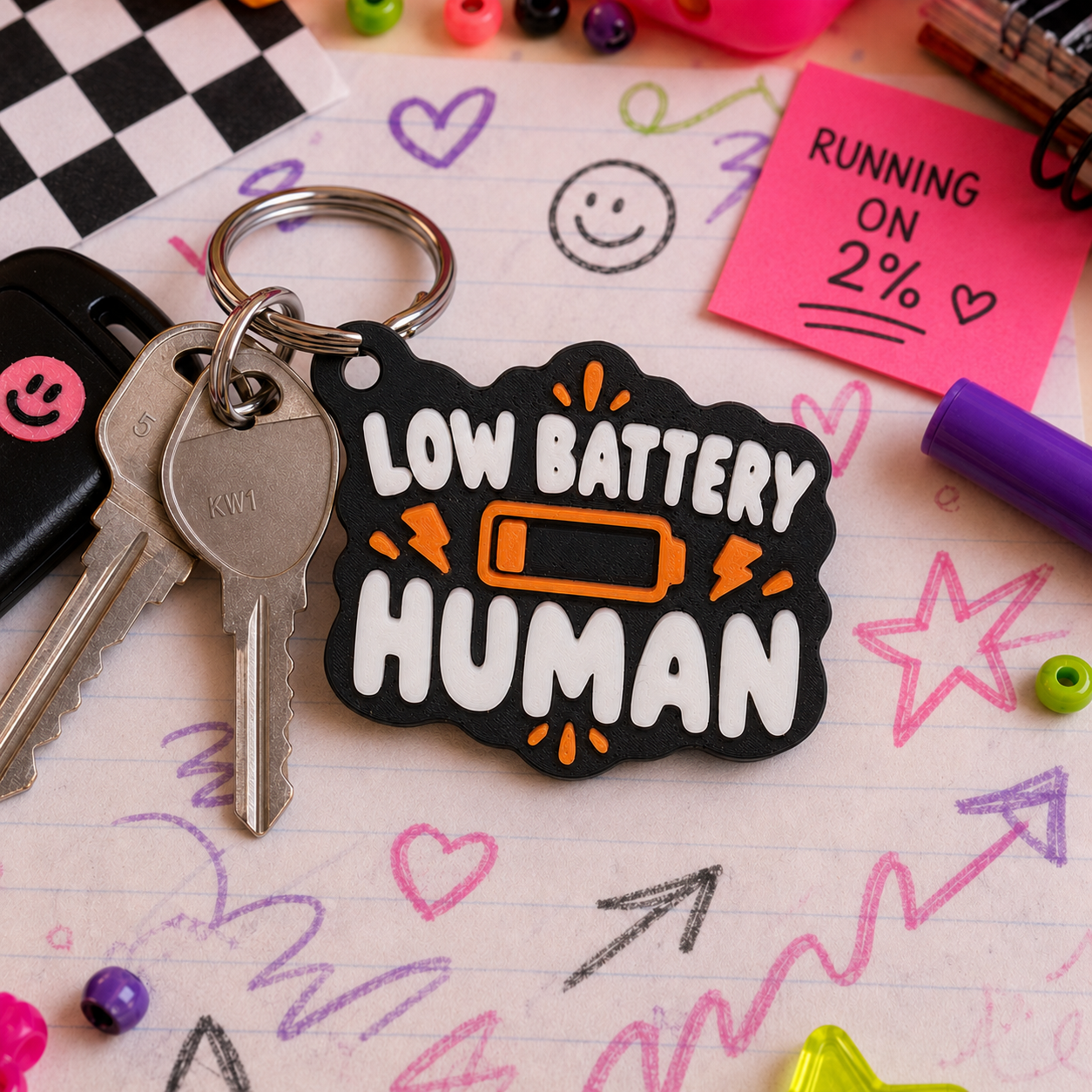 Low battery Human