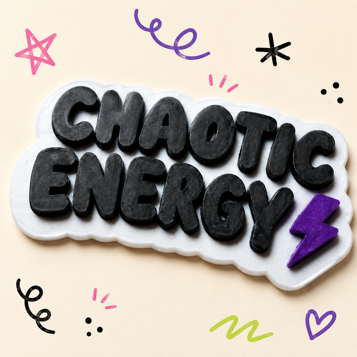 Chaotic Energy Magnet or Keychain